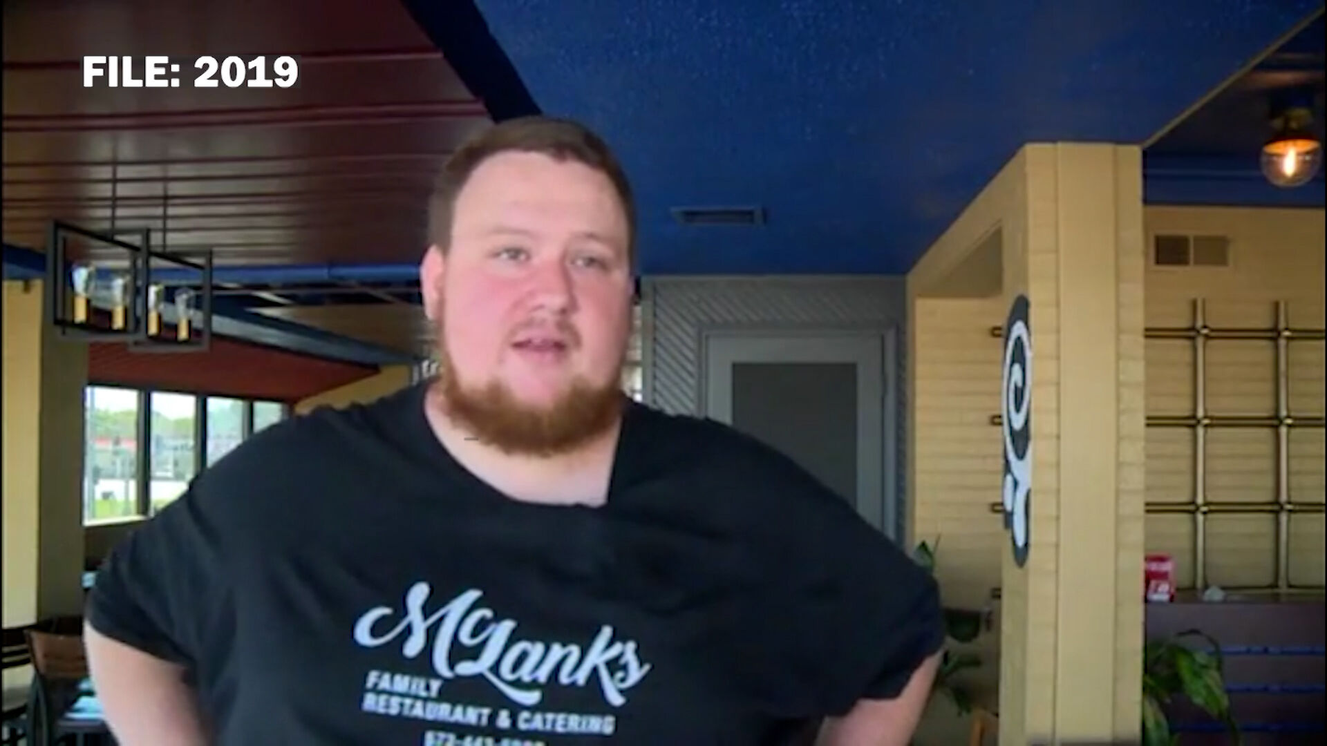 Jeffrey McWilliams after McLanks vandalized